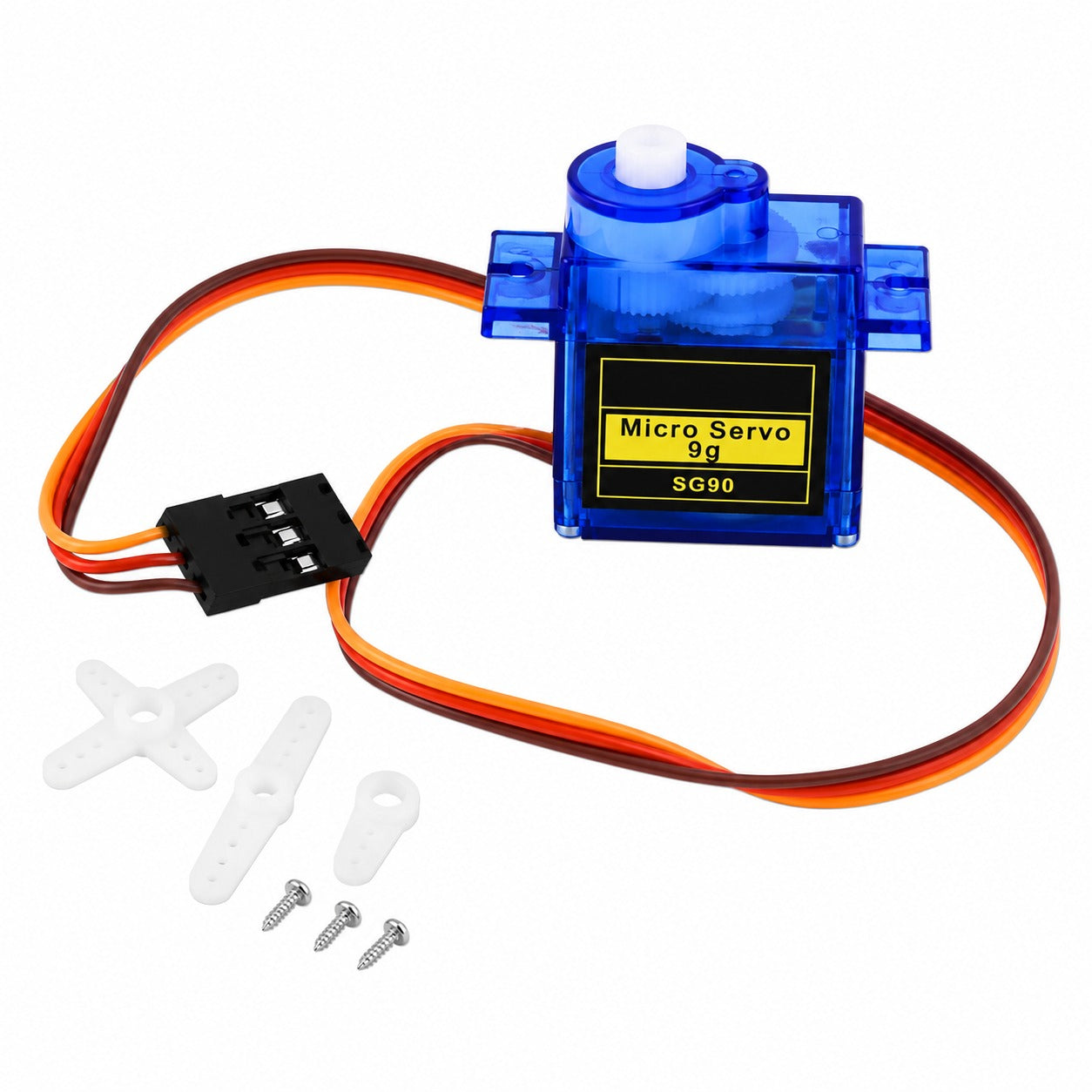 SG90 9G Micro Servo Motor
Arduino SG90 Servo Motor
Micro Servo Motor for Robotics
SG90 Servo Motor 180 Degree